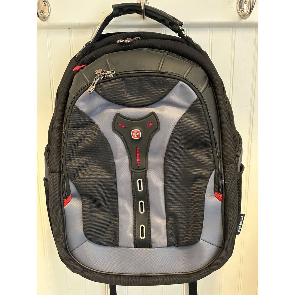 SwissGear Black, Gray and Red Travel Backpack NWOT
